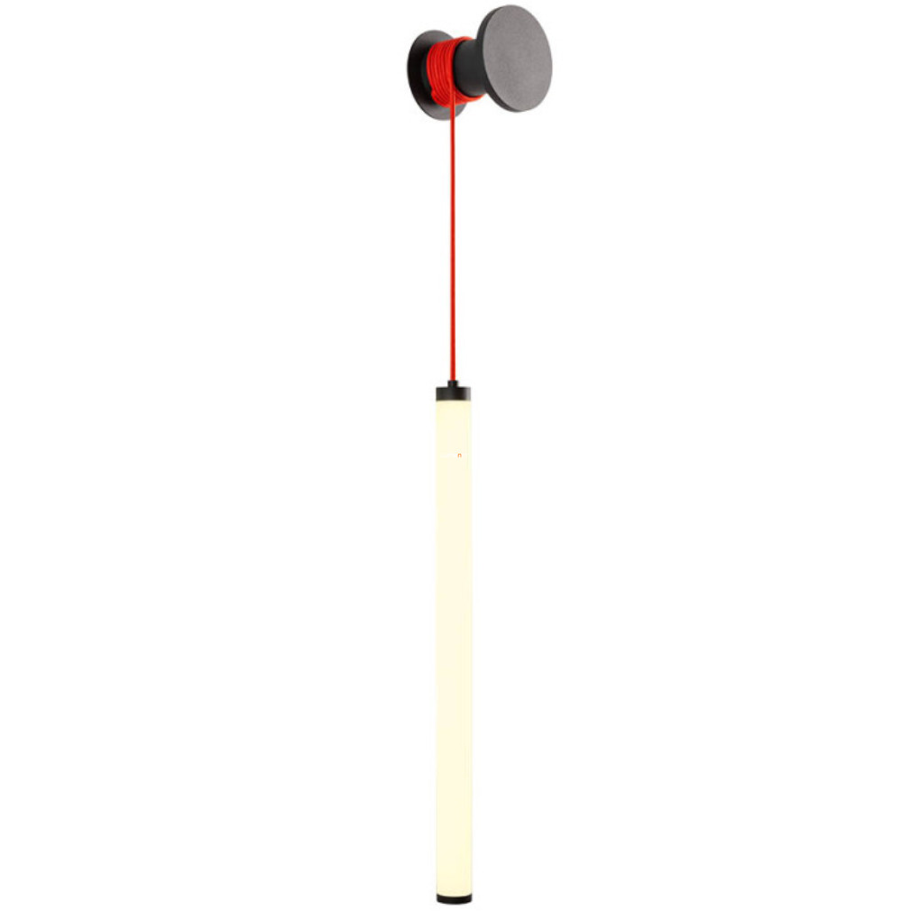 Szabályozható fali LED lámpa piros kábellel (Swing)