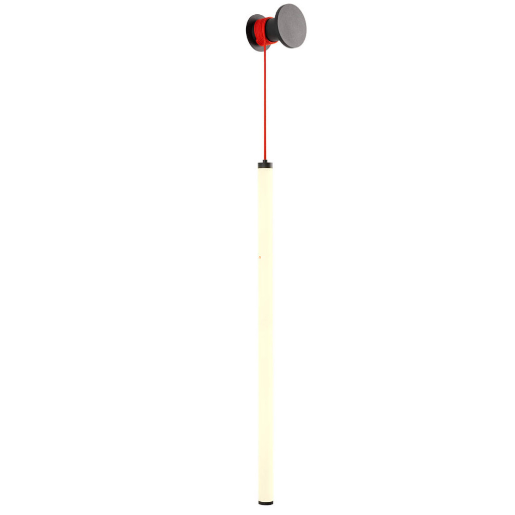 Szabályozható fali LED lámpa piros kábellel, 77 cm (Swing)