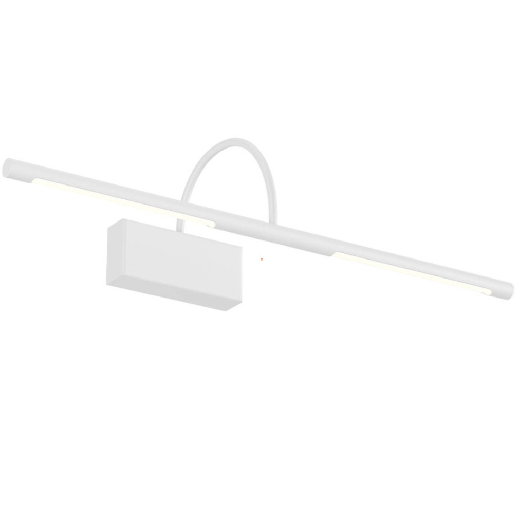 Képmegvilágító LED lámpa hajlított szárral, matt fehér (Kendo)