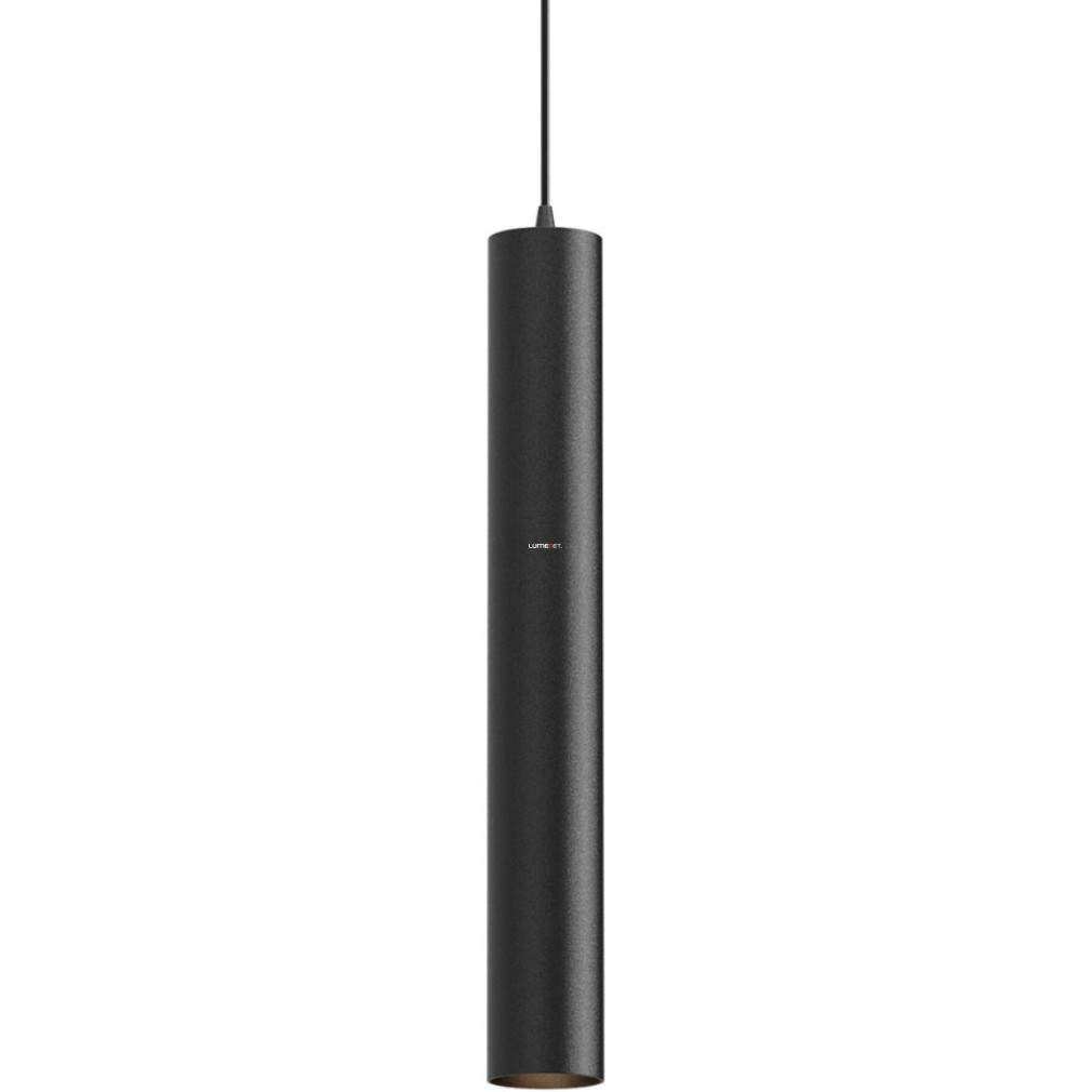 Függesztett lámpa matt fekete színben- 6, 8 cm (Corinth)