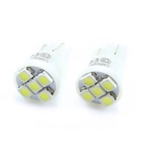   Carguard CLD005 LED helyzetjelző izzó T10, 12V, 0,5W, 6000K, 35lm, 5 LED, 2 darabos, 0.5 W, 2 db/csomag, gépjárművek helyzetjelzéséhez és belső világításához