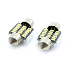  Carguard CAN116 Szofita LED utastér és rendszámtábla világításhoz 31mm, 12V, 2W, 6000K, 170lm, CAN-Bus, 18 LED, 2 darabos Off Road, 2 db/csomag