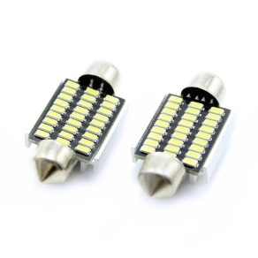  Carguard CAN117 Szofita LED utastér és rendszámtábla világításhoz 6mm, 12V, 2,5W, 6000K, 189lm, CAN-Bus, 27 LED, 2 darabos Off Road, 2 db/csomag