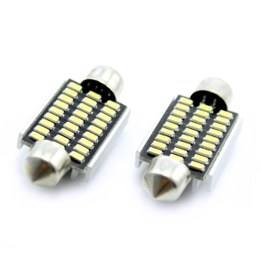   Carguard CAN118 Szofita LED utastér és rendszámtábla világításhoz 39mm, 12V, 2,5W, 6000K, 189lm, CAN-Bus, 27 LED, 2 darabos Off Road, 2 db/csomag