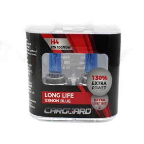   Carguard BHA033 H4 halogén izzó, 12V, 100W, +130%, Long Life, 2 darabos, Off Road, 2 db/csomag, gépjárművek fényszórójának cserélhető fényforrásaként