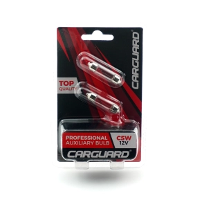  Carguard BAA102 Autó izzó C5W, 12V, 5W, halogén, 2 darabos, 2 db/csomag, gépjárművek külső világításához, 12 V-os kivitel