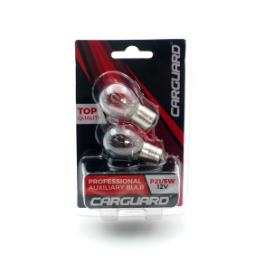   Carguard BAA107 Autó izzó P21/5W, 12V, 21/5W, BAY15d, halogén, fehér, 2 darabos, 2 db/csomag, gépjárművek külső világításához