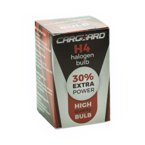   Carguard BHA053 H4 halogén izzó, 12V, 55/60W, +30%, gépjárművek fényszórójának cserélhető fényforrásaként, 12 V-os kivitel