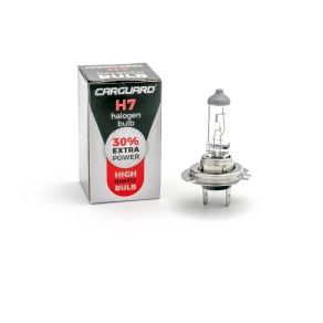   Carguard BHA054 H7 halogén izzó, 12V, 55W, +30%, gépjárművek fényszórójának cserélhető fényforrásaként, 12 V-os kivitel, járművilágítási használatra