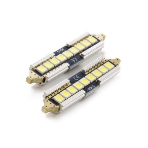   C5W/C10W LED szofita belső világításhoz, csomagtérhez 41mm, C5W/C10W, 12V, 5W, 650lm, fehér, CAN-Bus, 2 darabos Off Road - Carguard CAN138