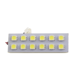   Carguard CLD313 SMD LED panel, W5W, C5W, BA9s, 12V, 3W, 240lm, 20x60mm, fehér, kétoldalas ragasztó Off Road, autós használatra