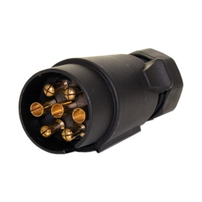   Carguard PRA002 Utánfutó csatlakozó 7 pólusú 12 V-os, utánfutók elektromos csatlakoztatásához, 12 V-os kivitel