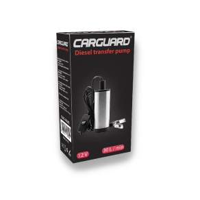   Carguard UPA002 Üzemanyag-átfejtő szivattyú 12V 30 l/perc, üzemanyag járműbe történő átfejtéséhez, 12 V-os kivitel