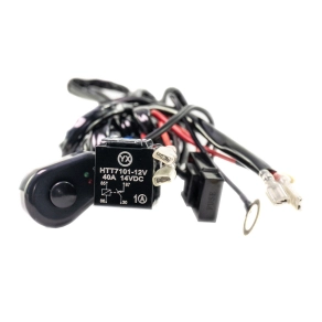   Carguard CLL013 LED munkalámpához/fényhídhoz kábel, kapcsolóval 12-24V, 480W, 40A, két kimenet Off Road, autós használatra
