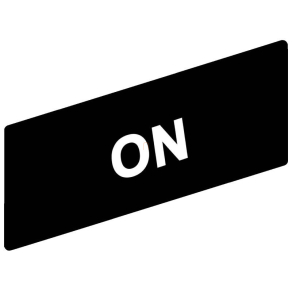   Schneider Electric Easy Harmony XB2 - ZBY02311C - Felirati tábla, 8x27 mm, jelölt ON, műanyag