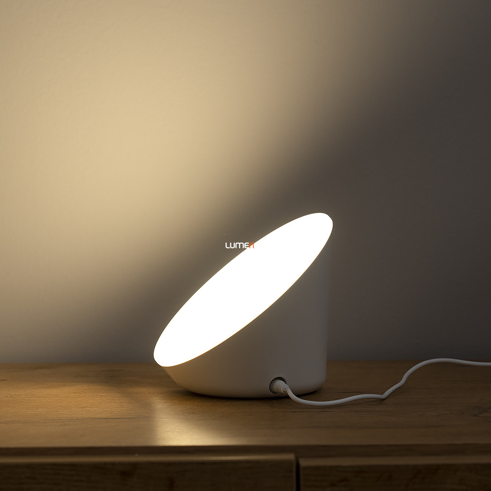 Connect Smart dekorációs LED lámpa 8,7 W, fehér színű 15 cm - Piala Lutec 8501801361, applikációval szabályozható, Bluetooth, 2700-6500 K +RGB, 600 lm, 8,7 W
