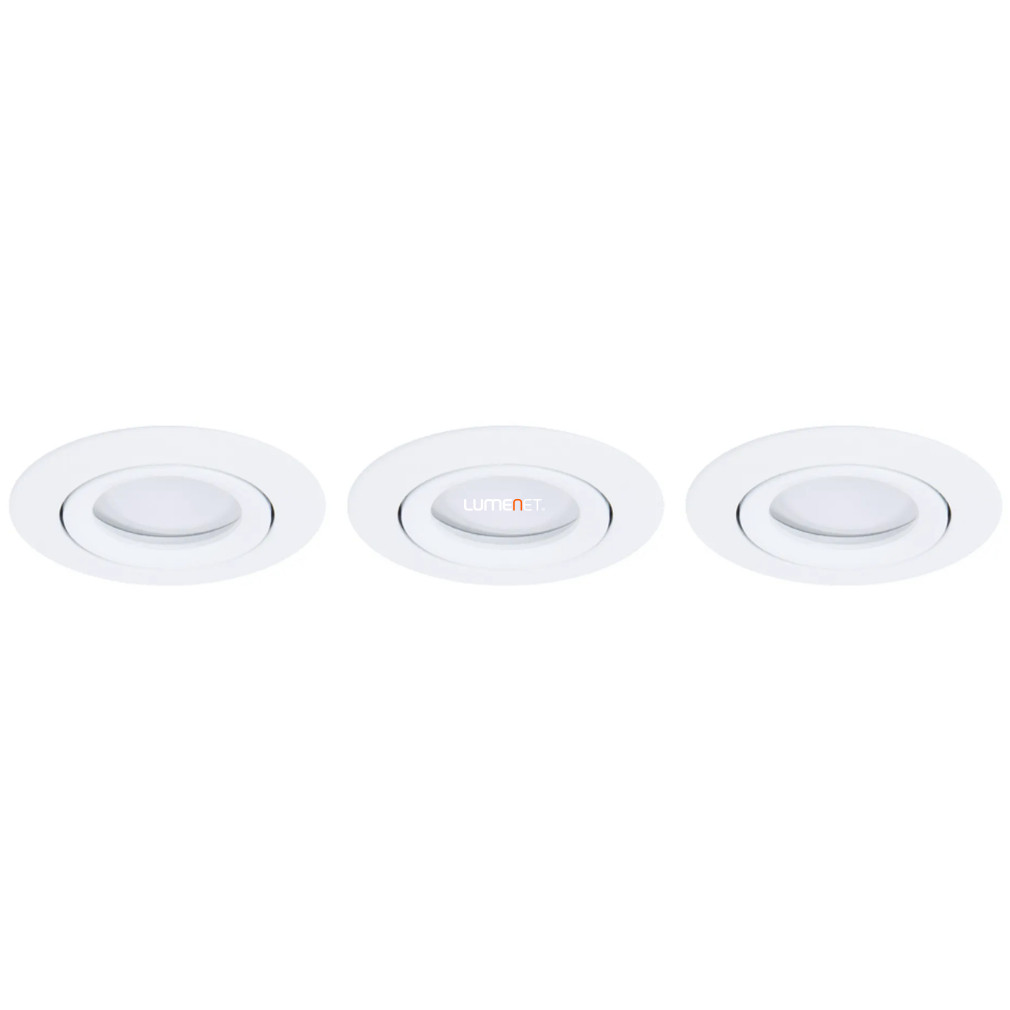 Connect Smart süllyesztett LED spot lámpa 4,7 W, hideg-melegfehér, fehér színű, három darabos (Scop RGBW)