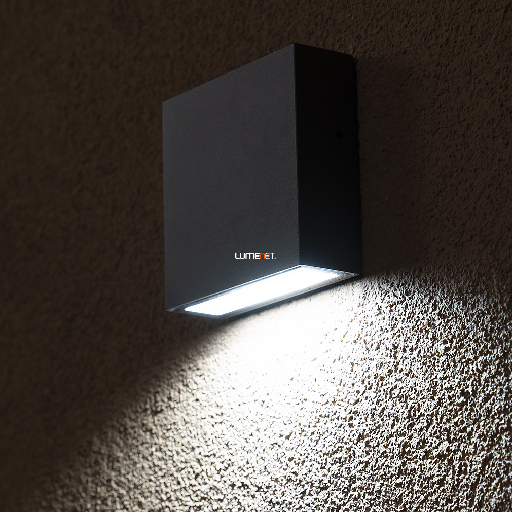 Kültéri fali LED lámpa 7,4 W, hidegfehér, antracit - Gemini XF Lutec 5104001118