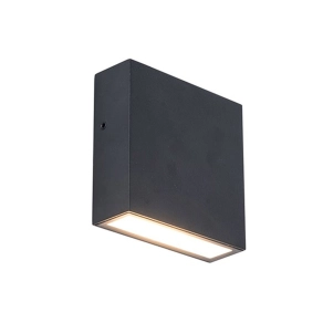 Kültéri fali LED lámpa 7,4 W, melegfehér, fekete - Gemini XF Lutec 5104002012