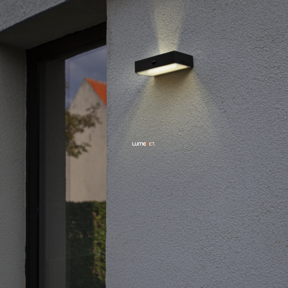 Connect Smart napelemes kültéri fali LED lámpa 5 W, hideg-melegfehér (Fadi)