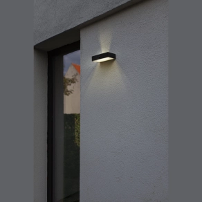 Connect Smart napelemes kültéri fali LED lámpa 5 W, hideg-melegfehér - Fadi Lutec 6939501330