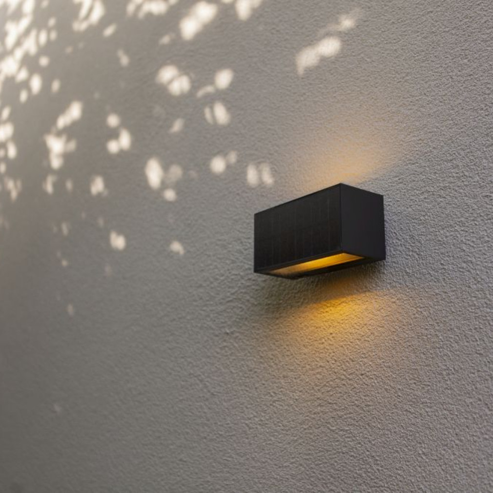 Kültéri napelemes LED fali lámpa (Inka)