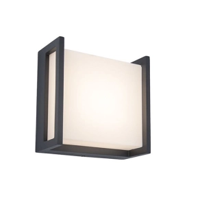   Kültéri fali LED lámpa 8 W, melegfehér, antracit-opál - Qubo Lutec 5195401118