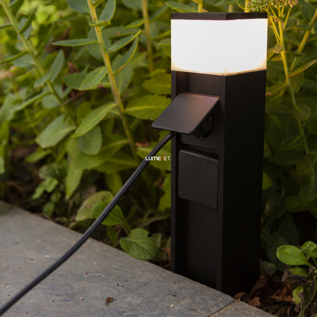 Connect Smart kültéri LED állólámpa 11 W, melegfehér, 41,5 cm, fekete (Mains)