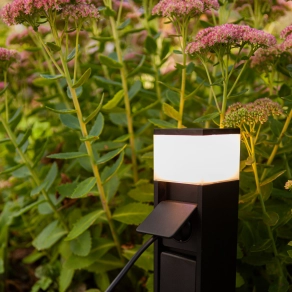 Connect Smart kültéri LED állólámpa 11 W, melegfehér, 41,5 cm, fekete - Mains Lutec 7202201012