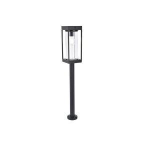 Kültéri napelemes LED állólámpa 2 W, melegfehér, 76 cm, fekete - Flair Lutec 6988802012