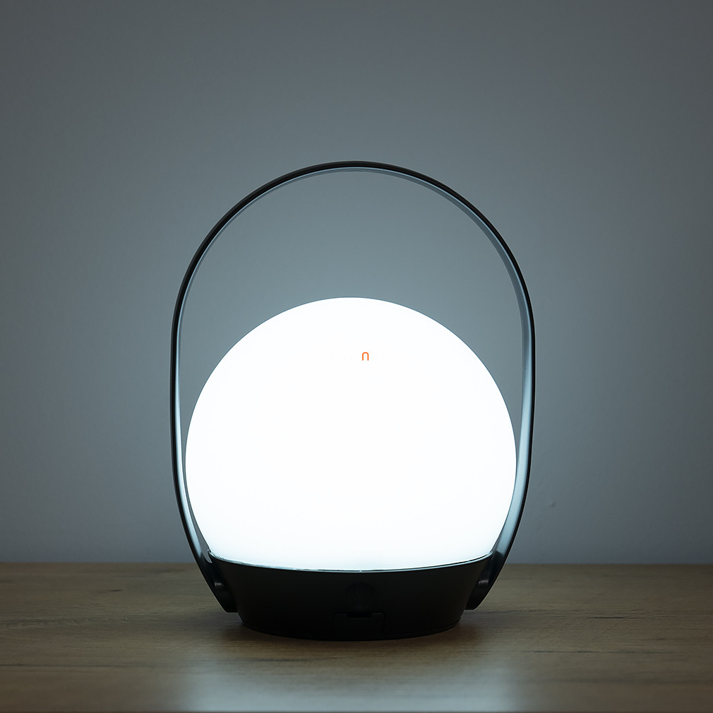 Connect Smart hordozható kültéri LED lámpa 2,5 W, hideg-melegfehér, fekete-fehér színű (Cardi RGBW)