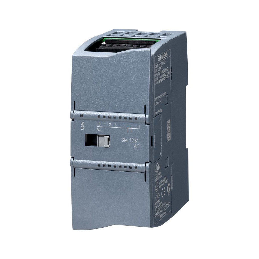 Siemens 6ES7231-4HD32-0XB0 SM 1231 4x13bit analóg bemenet, +/-10V, +/-5V, +/-2.5V vagy 0-20mA/4-20mA, 12bit + jelző, S7-1200