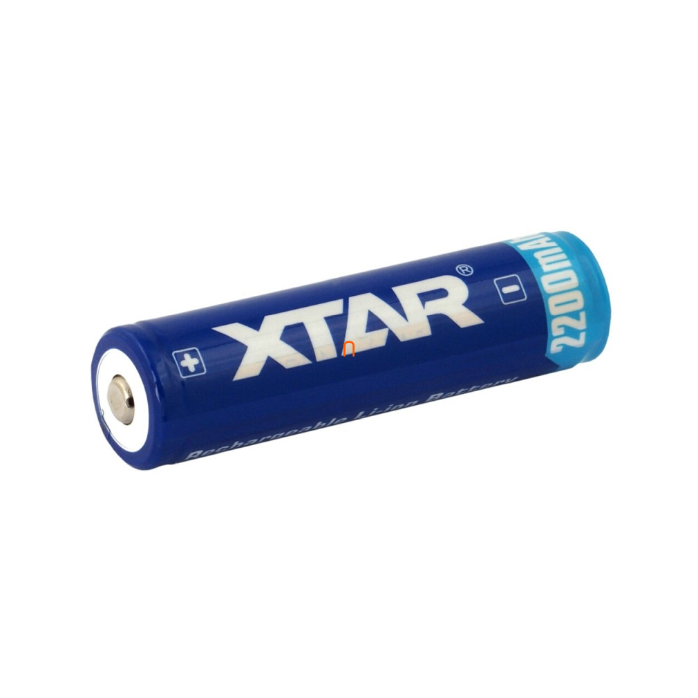 XTAR 18650 Li-ion akkumulátor 3,7V 2200mAh, védett