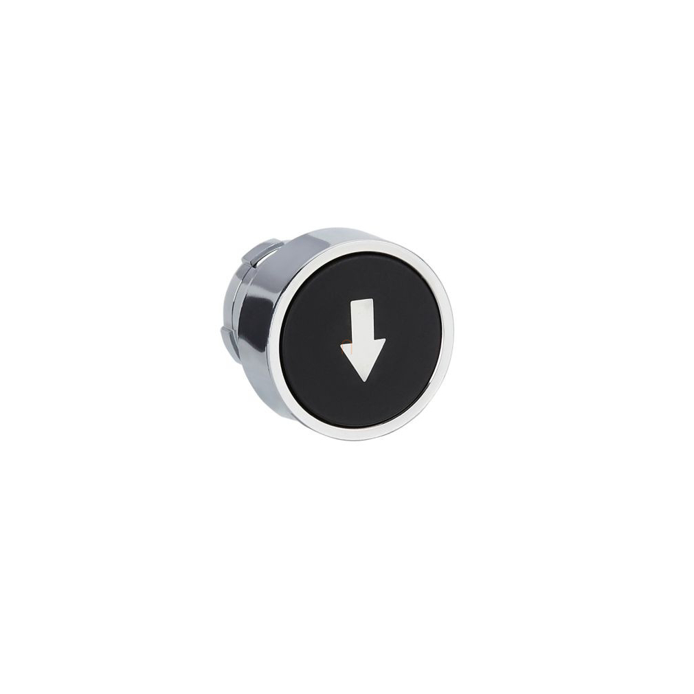 Easy Harmony XB2, Nyomógomb fej, fehér, jelölt, nyíl fel, fém, panelbe süllyesztett, 22mm, visszatérő ZB2BA334C Schneider