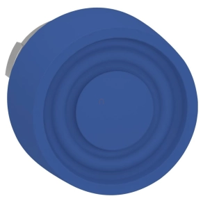   Schneider Electric Easy Harmony XB2 - ZB2BP6C - Nyomógomb fej, kiemelkedő, kék, fém, 22mm, visszatérő, védősapkás, jelöletlen