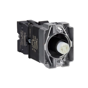   Schneider Electric Easy Harmony XB2 - ZB2BWM52C - Világító aljzat, gallér, narancssárga LED, fém