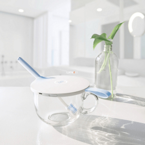   Fertőtlenítő fedél, bögréhez és pohárhoz, kék színben