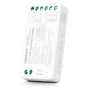   LED szalaghoz vezérlő 2 in 1 max. 12A 12-24V DC RF (2,4GHz) 30m FUT035S+ MiBOXER, 