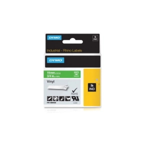 Dymo RHINO színes PVC 19mm fehér/kék 1805417