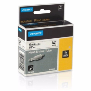   Dymo szalag 12mm  Zsugor (melegíthető) Fehér  18055 2,97mm-5,13mm