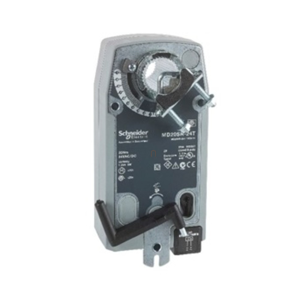 Rugóvisszatérítéses zsalumozgató/2-10 V/20 Nm/24VAC MD20SR-24M Schneider