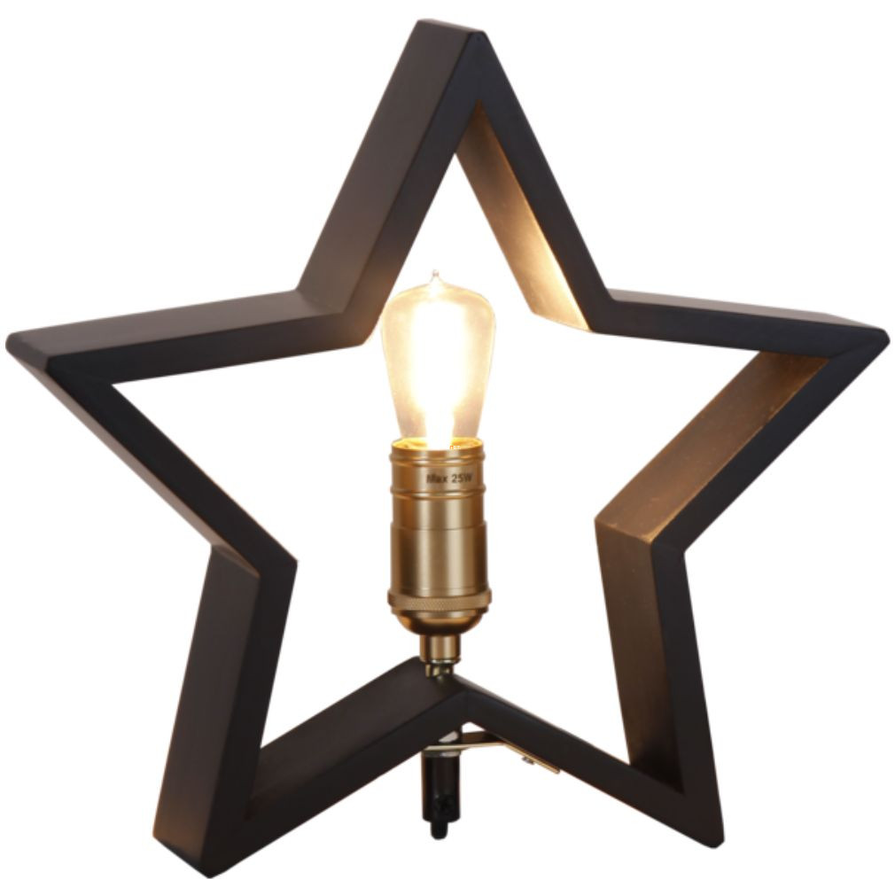 Karácsonyi asztali lámpa, csillag alakú (Lysekil)
