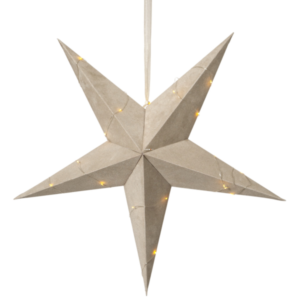 Karácsonyi LED dekoráció, függeszthető csillag-elem nélkül (Velvet)