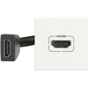 Bticino Axolute HDMI csatlakozó aljzat, ezüst HD4284