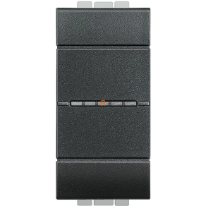 LL kapcsoló kereszt 1P 16A 1m antracit L4054