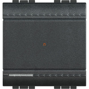 BTICINO LivingL. 1P. kapcs 2 mod. 16A, antracit. L4001M2A