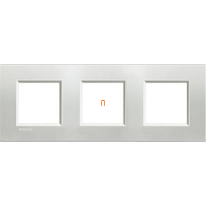 BTICINO LL takarókeret 2+2+2m ezüst LNA4802M3AG