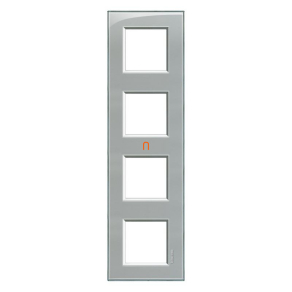 BTICINO LL takarókeret 2+2+2+2m szögletes KG LNA4802M4KG