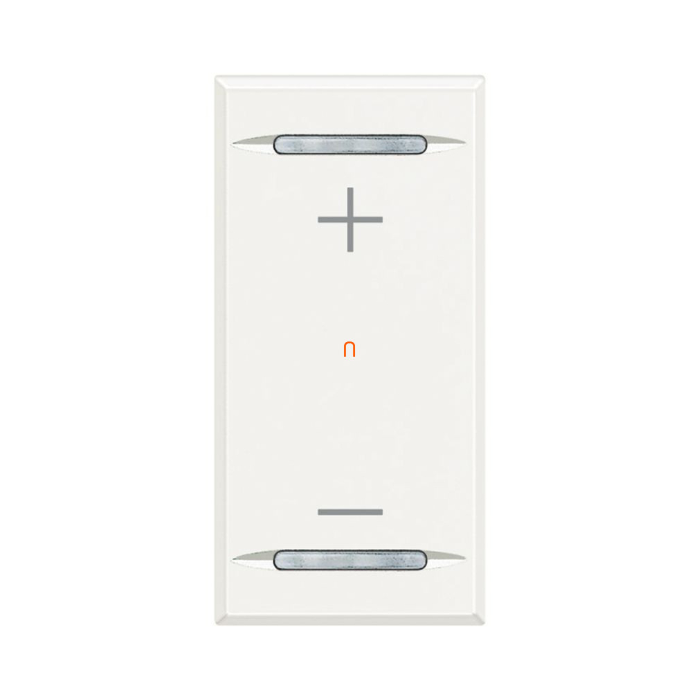 Axolute billentyű, 1modul dimmer, hófehér HD4911AD