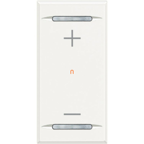 Axolute billentyű, 1modul dimmer, hófehér HD4911AD